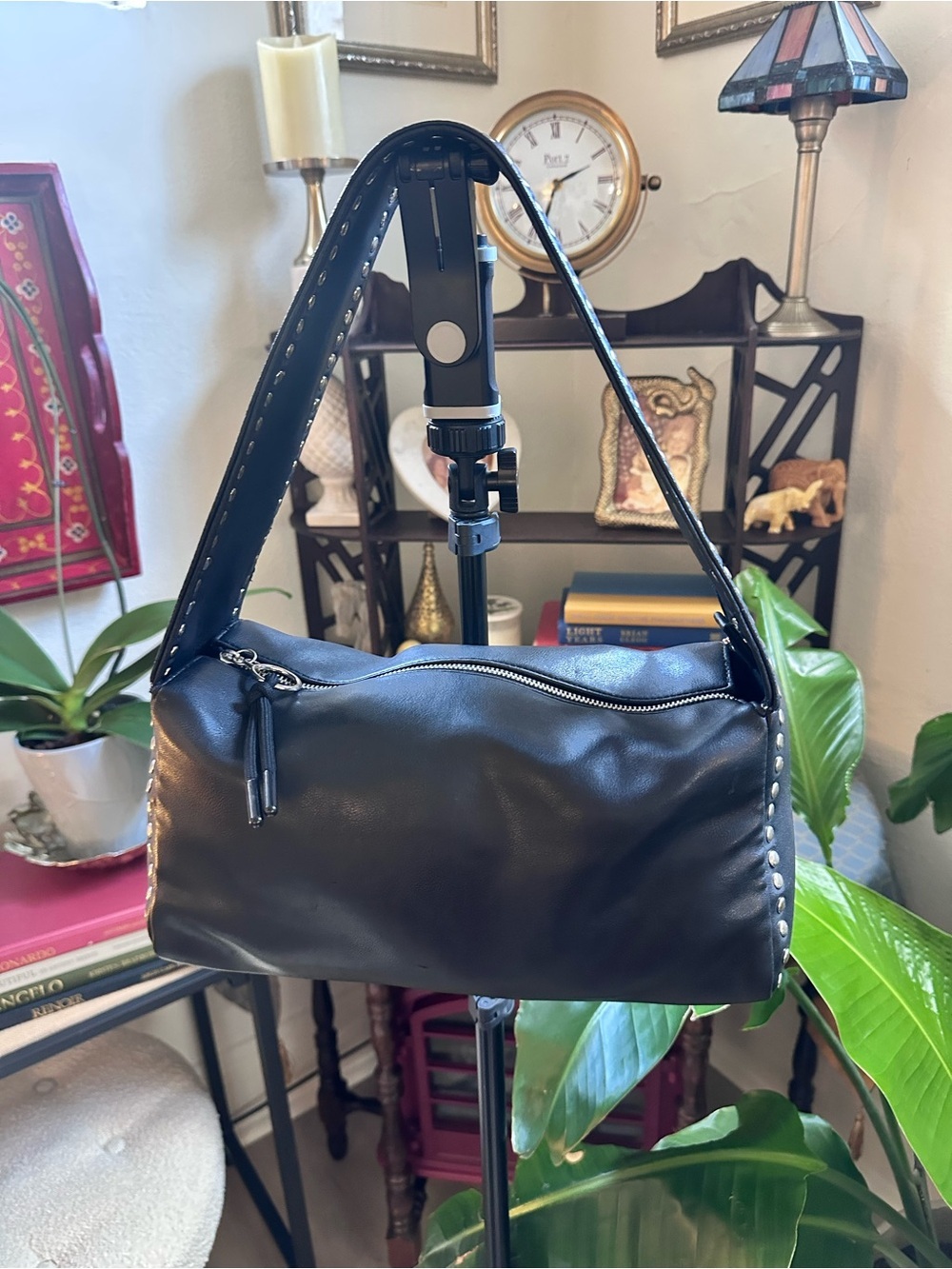 VINTAGE Y2K NINE WEST STUDDED SHOULDER BAG